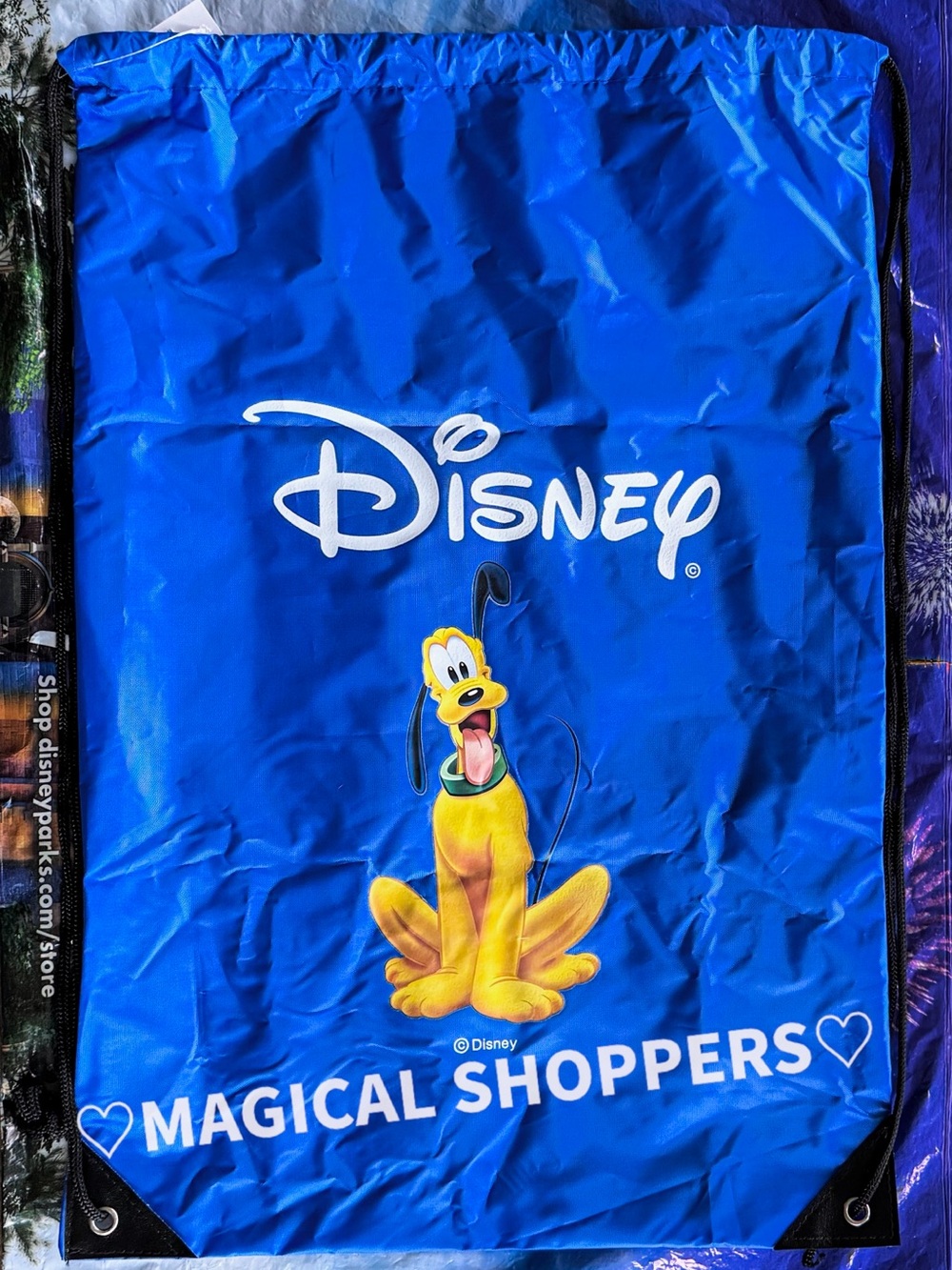 Disney Parks Walt Disney World Resort Pluto Drawstring Bag
